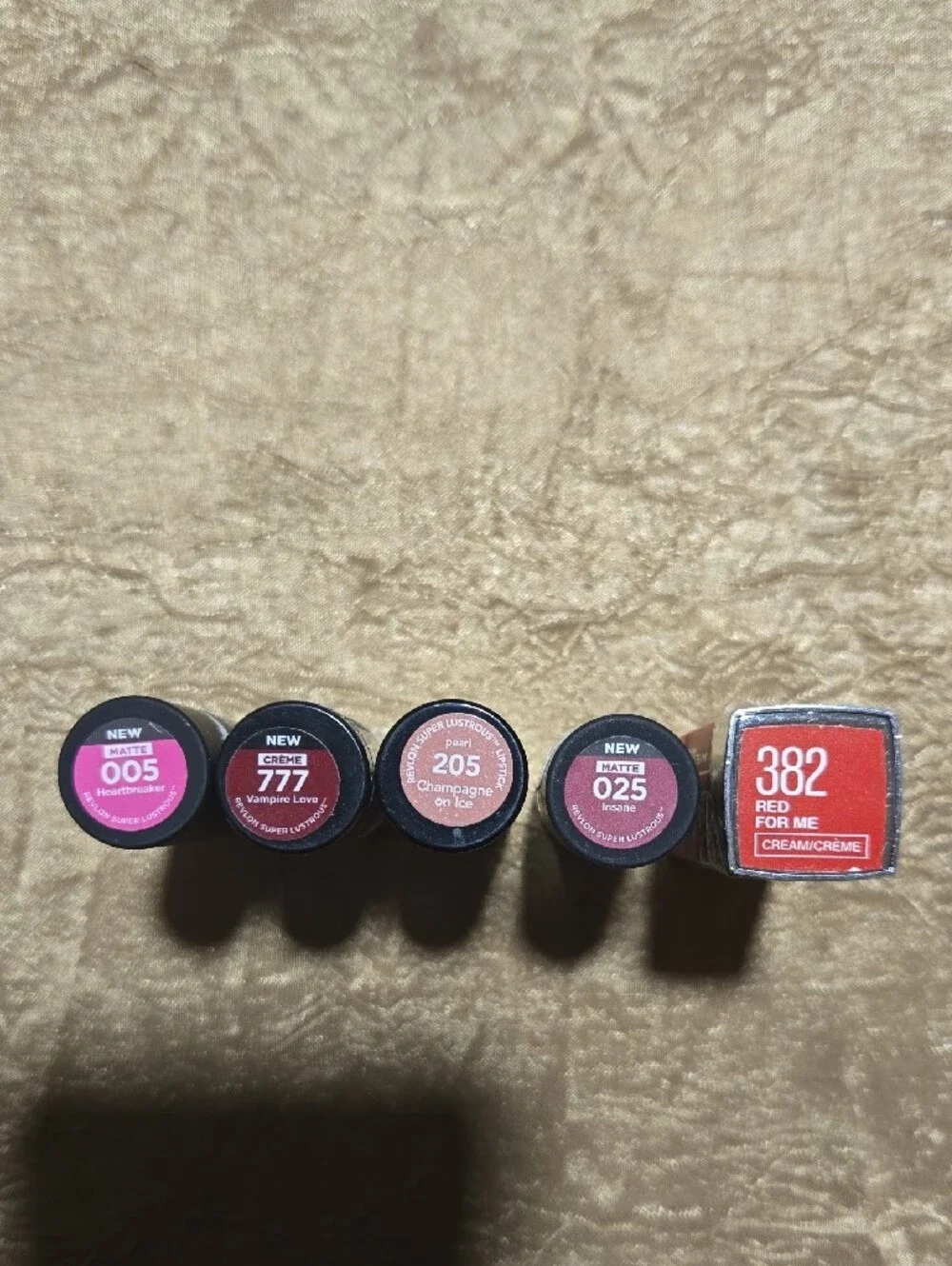 Revlon Lipsticks And A Maybelline Lupstick